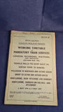 British Railways, Working Timetable of Mandatory Train Services, 6 May 1974-4 May 1975, London