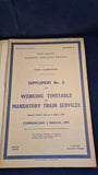 British Railways, Working Timetable of Mandatory Train Services, 6 May 1974-4 May 1975, London