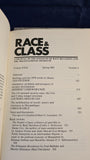 Race & Class Magazines, Spring 1982- Autumn 1987, 5 copies