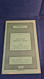 Sotheby Auction - Valuable Printed Books, 7 & 8 October 1974