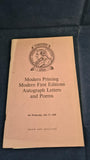 Christie Auctions - Late Thomas Balston, Modern Printing, Modern First Editions, Autograph 1968