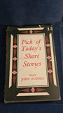 John Pudney - Pick of Today's Short Stories, Putnam, 1962, First Edition