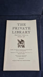 The Private Library, Third Series, Volume 3 Number 3 Autumn 1980