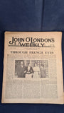 John O'London's Weekly Newspapers x 9, For Books and the Arts, 17 December 1959/60