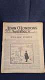 John O'London's Weekly Newspapers x 9, For Books and the Arts, 17 December 1959/60