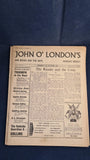 John O'London's Weekly Newspapers x 9, For Books and the Arts, 17 December 1959/60