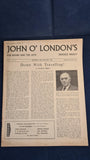 John O'London's Weekly Newspapers x 9, For Books and the Arts, 17 December 1959/60