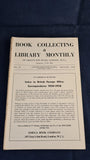 Book Collecting & Library Monthly, Numbers 11-17, March-September 1969
