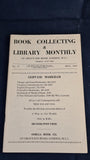 Book Collecting & Library Monthly, Numbers 11-17, March-September 1969
