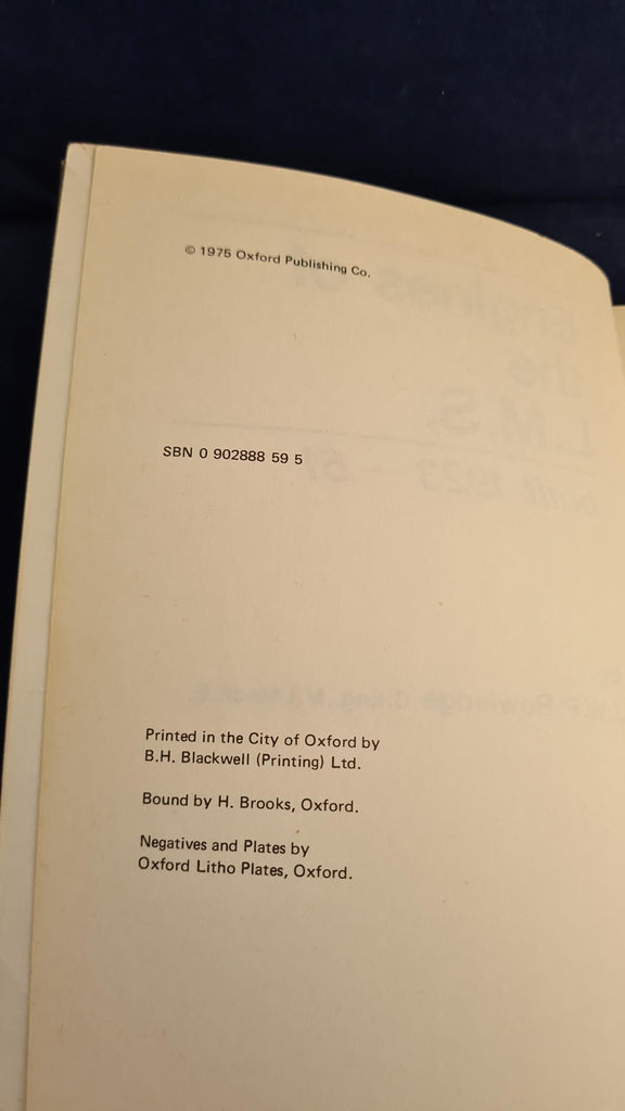 Hands Of Rowledge P Rowledge - Engines of the LMS built 1923-51, Oxford Publishing, 1975 ...
