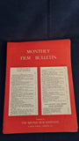Monthly Film Bulletin Magazines, Jan-Dec 1962, with Index