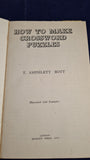 T Amphlett Bott - How To Make Crossword Puzzles, Quality Press, 1944