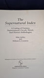 Mike Ashley - The Supernatural Index, Greenwood Press, 1995, First Edition, Signed note