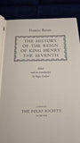 Francis Bacon - The History of The Reign of King Henry The Seventh, Folio Society, 1971