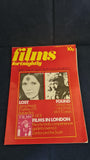 Films Fortnightly Posters x 4, Feb, March, April & May 1971, Dracula & Frankenstein, Monsters