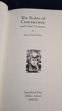 Joyce Carol Oates - The Ruins of Contracoeur, Swan River Press, 2021, 1st, Limited, Signed x 3