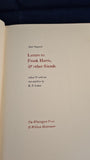 Enid Bagnold - Letters to Frank Harris & other friends, Whittington Press, 1980, Limited, Signed