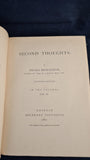 Rhoda Broughton - Second Thoughts, Volume 2, Tauchnitz Edition, 1880
