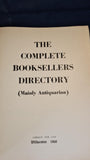 Complete Booksellers Directory, Gerald Coe, 1968
