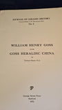 William Henry Goss and Goss Heraldic China, George Street Press, 1971