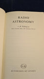 J H Piddington - Radio Astronomy, Hutchinson, 1961, First Edition