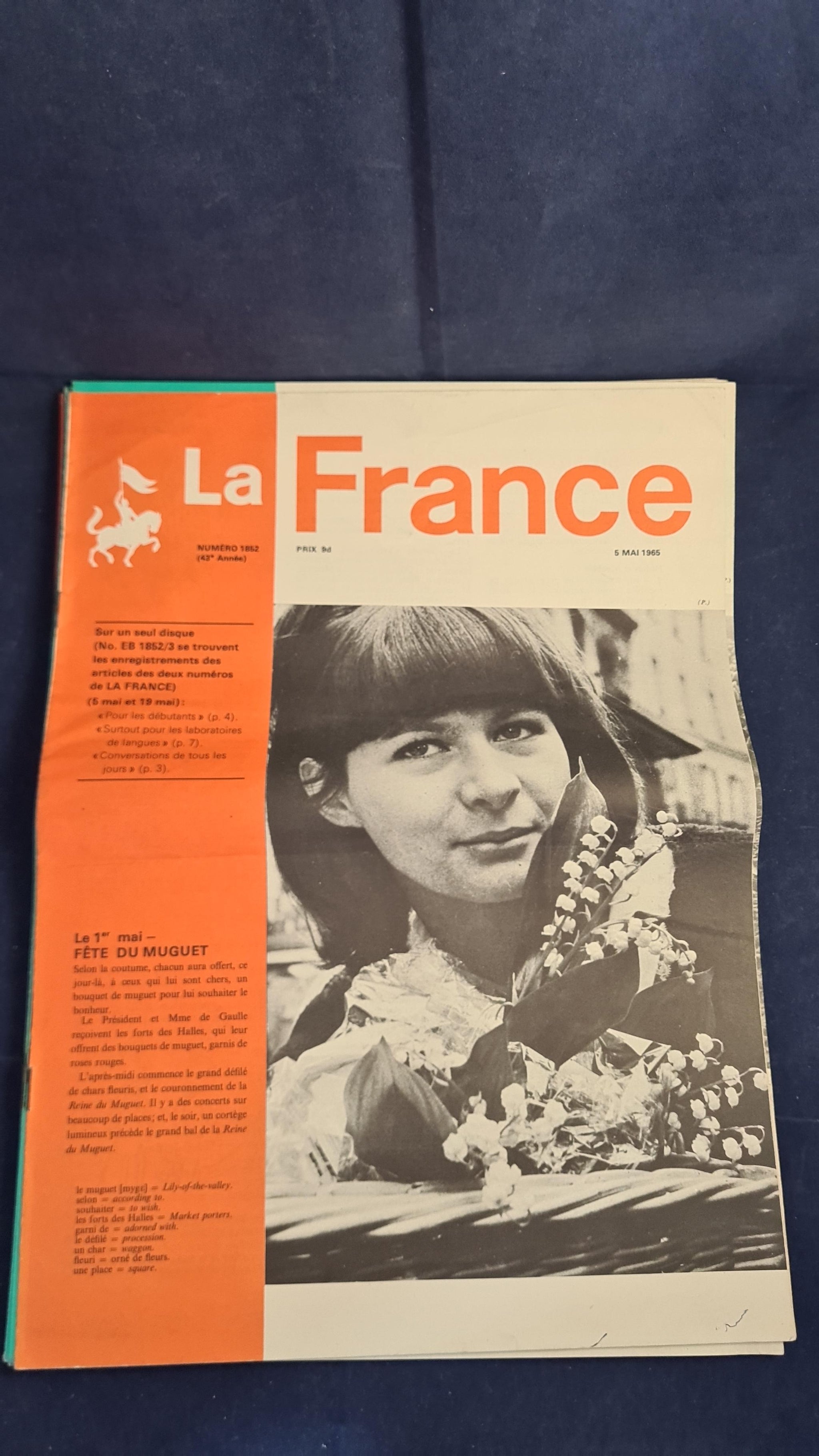 La France Magazines x 13, French lifestyle's from Dec 1964, Jan