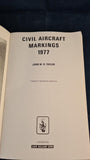 John Taylor - Civil Aircraft Markings 1977, Ian Allan, Paperbacks