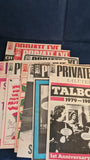 Private Eye Magazines x 10, 1971, 1973, 1974, 1980, 1981