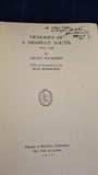 Grant Richards - Memories of A Misspent Youth, Harper & Brothers, 1933, 1st US Edition, Signed