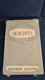 Siegfried Sassoon - Meredith, Constable, 1948, First Edition