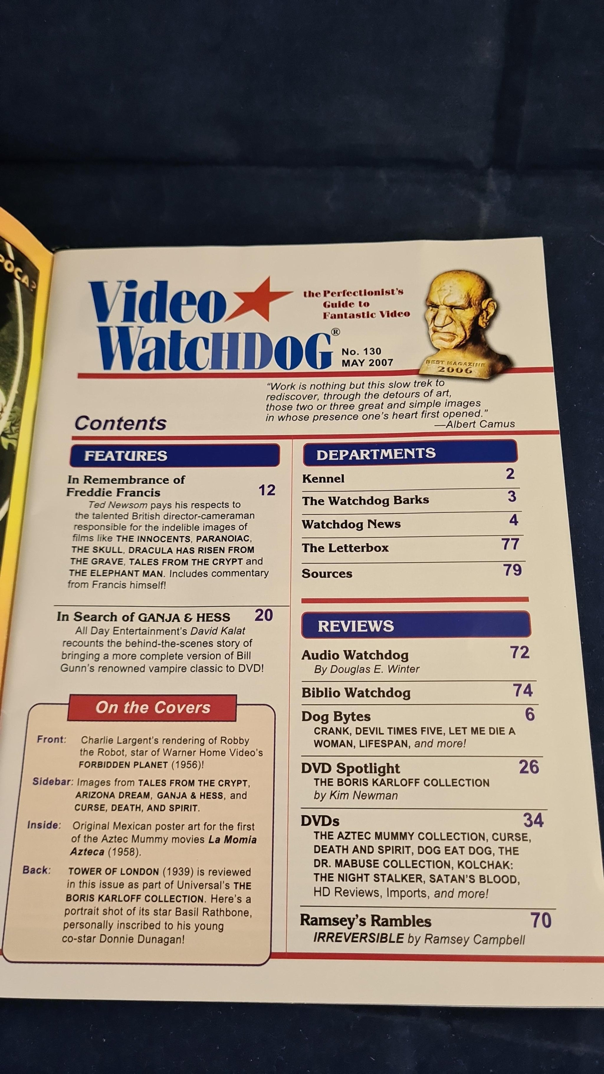 2005 CAL GUIDE DVD　総合アニメーション科 学科ガイド Video Watchdog Magazine Number 130, May 2007 – Richard Dalby's Library