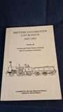 David Baxter - British Locomotive Catalogue 1825-1923, Moorland Publishing, 1979