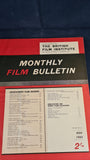 Monthly Film Bulletin Magazines, Jan-Dec 1965, with Index, British Film Institute