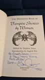Stephen Jones - Vampire Stories by Women, Robinson, 2001, Signed x 11, Letter, First Edition