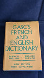 J Marks - GASC'S Dictionary of the French & English Languages, G Bell & Sons, 1960