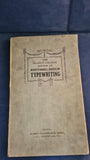 Clark's College System of Touch Typewriting, Clark's College Book, no date