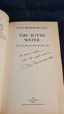 Peter Berresford Ellis - The Boyne Water, Black Staff Press, 1989, Inscribed, Signed Paperbacks