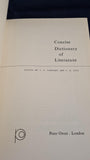 I A Langnas - Concise Dictionary of Literature, Peter Owen, 1963