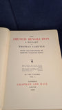 Thomas Carlyle - The French Revolution, Volume I, Chapman & Hall, 1910