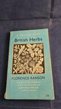 Florence Ranson - British Herbs, Pelican Book, 1954, Paperbacks