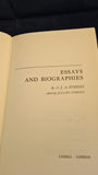 Julian Symons - Essays & Biographies by A J A Symons, Cassell, 1969, Letters