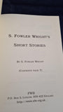 S Fowler Wright's Short Stories, FWB, 1996, Paperbacks