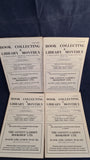 Book Collecting & Library Monthly Magazines, Numbers 50-53, 1972