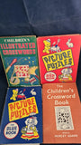 Morley Adams - Four Children's Crossword Books, Faber Popular Books, 1948