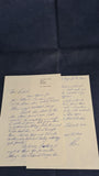 Ron Weighell - Sherlock Holmes & The Shadow of the Wolf, Society of Holmes, 1992, Signed Letter