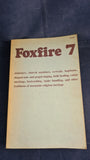 Paul F Gillespie - Foxfire 7, Anchor Books, 1982, Paperbacks