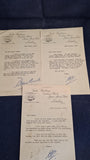 Collin Brooks - Tavern Talk, James Barrie, 1950, Inscribed, Signed, 3 Letters