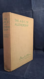 Ursula Bloom - The A B C of Authorship, Blackie & Son, 1938, First Edition, Signed Letter