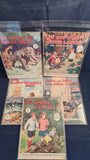 Five Tales for Little People Number 6, 17, 19, 22, 24- Adventures of Peter Rabbit, Willow Pattern Plate etc