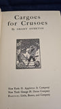 Grant Overton - Cargoes for Crusoes, D Appleton, September 1924, First Edition